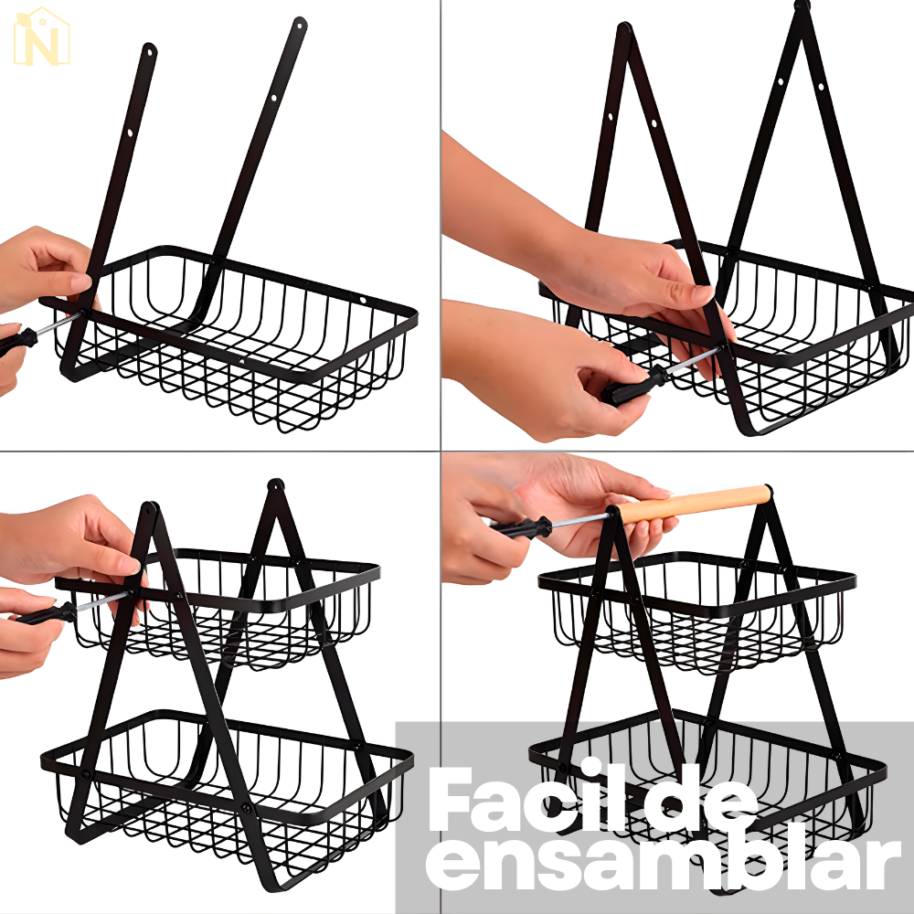 Cesta de fruta organizadora