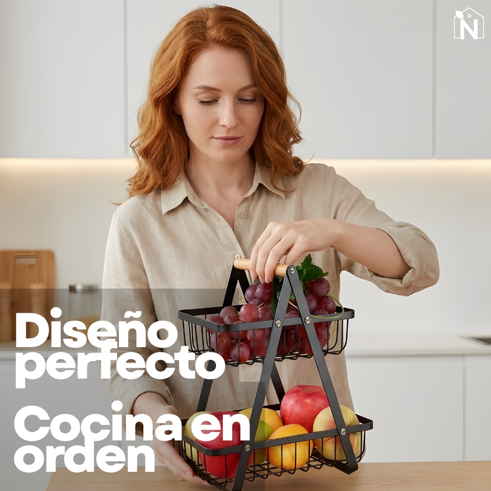 Cesta de fruta organizadora