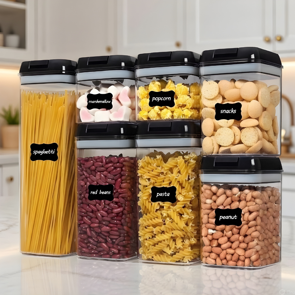 Set de 7 Frascos Herméticos Cocina