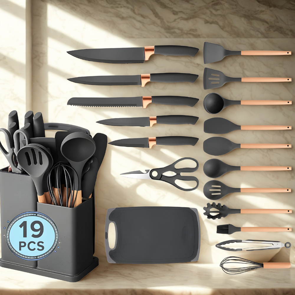 Set Utensilios Cocina 19 Piezas