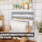 Dispensador de Papel de Cocina 4 en 1