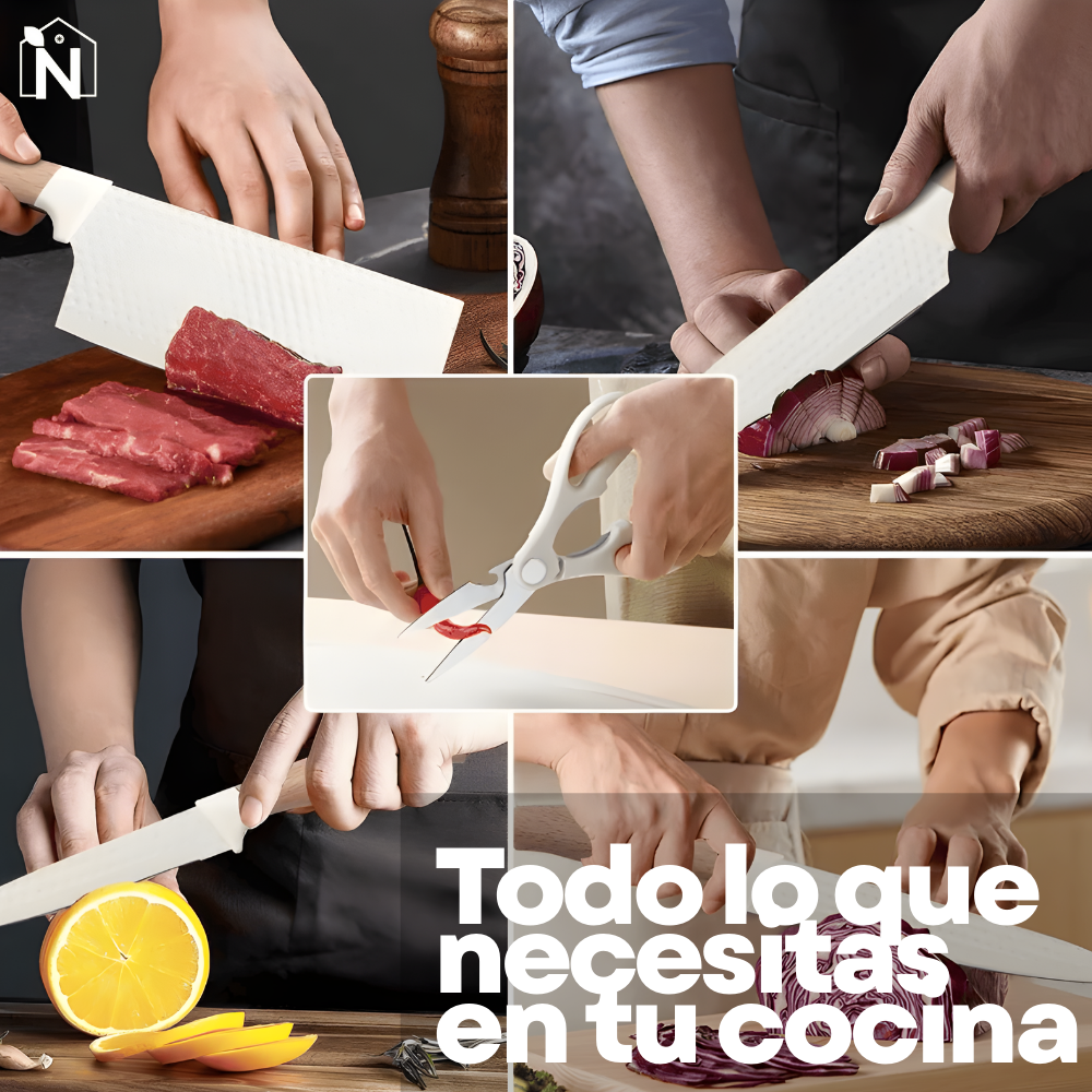 Set cuchillos minimalista